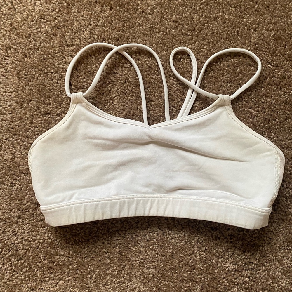 Lululemon womens white bra size 2